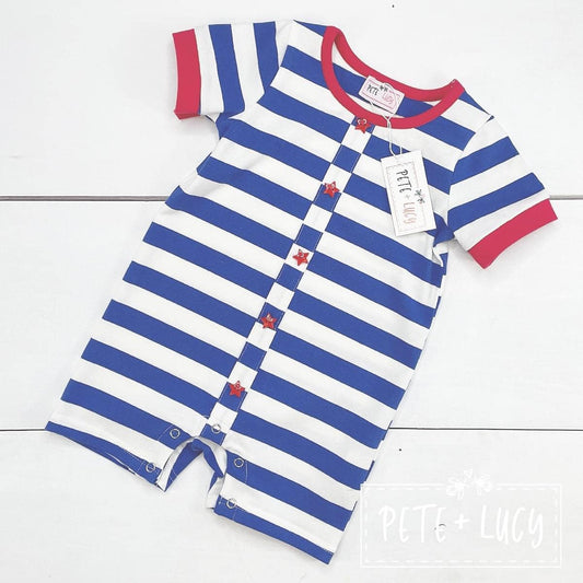 4th of July Boys Romper