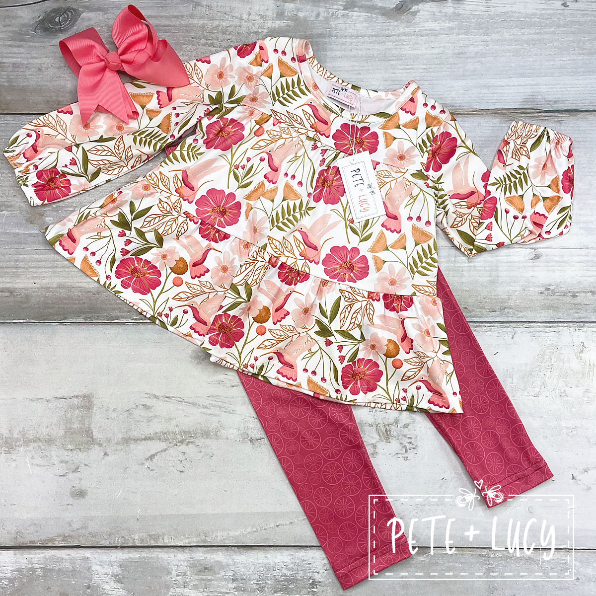 2T Hummingbird Pant Set