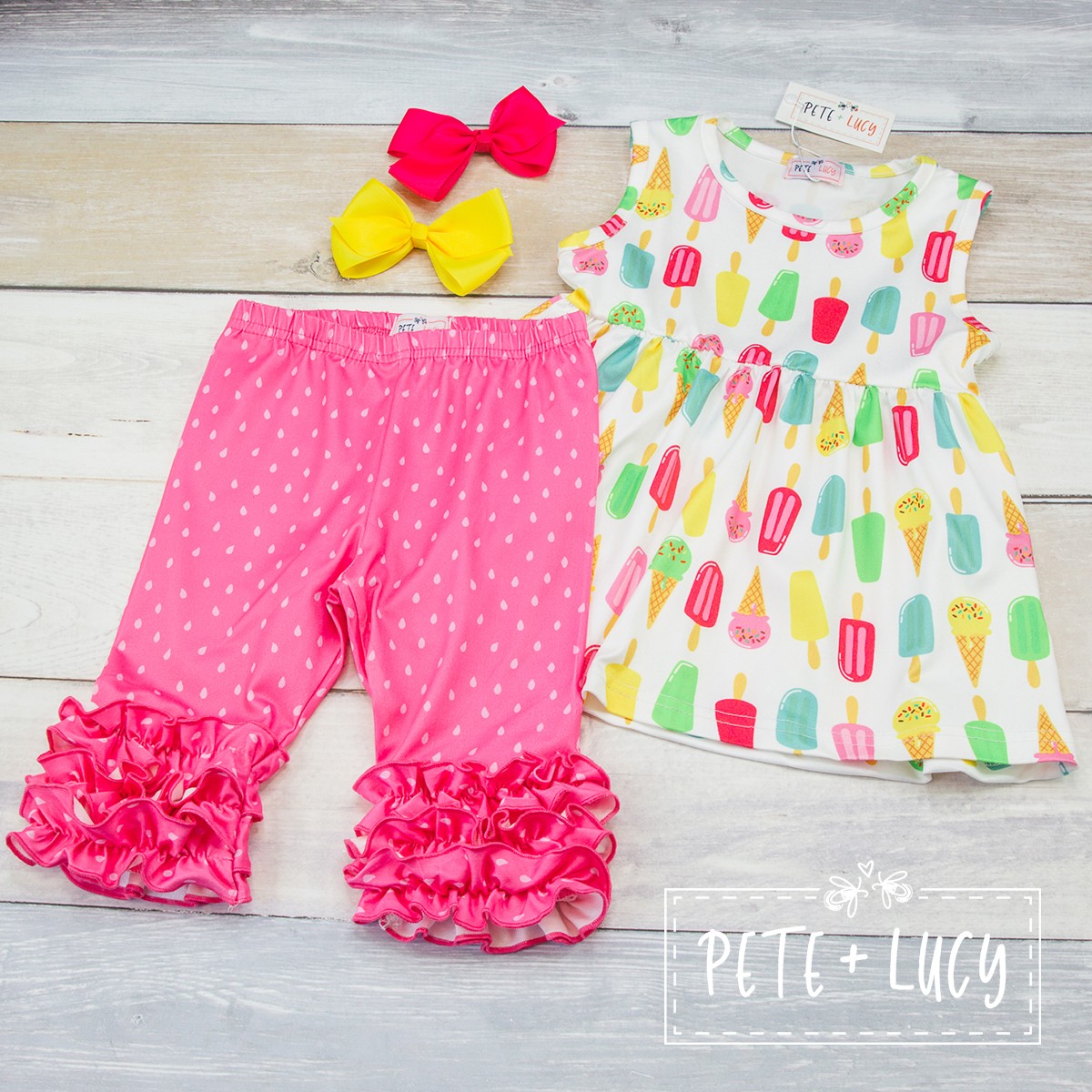 Popsicle Fun Capri Set Size 4T