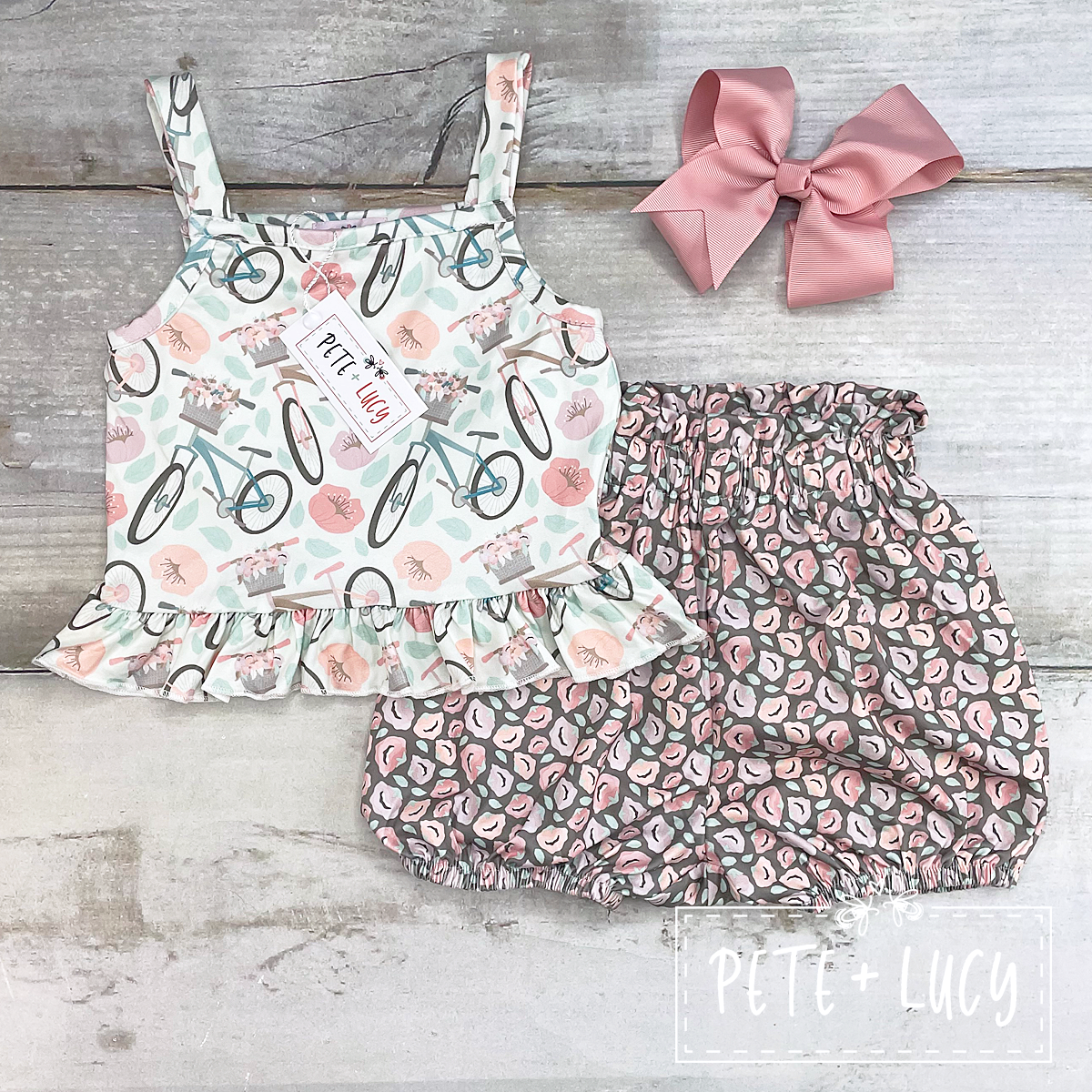 0-6 Month Beautiful Ride Short Set