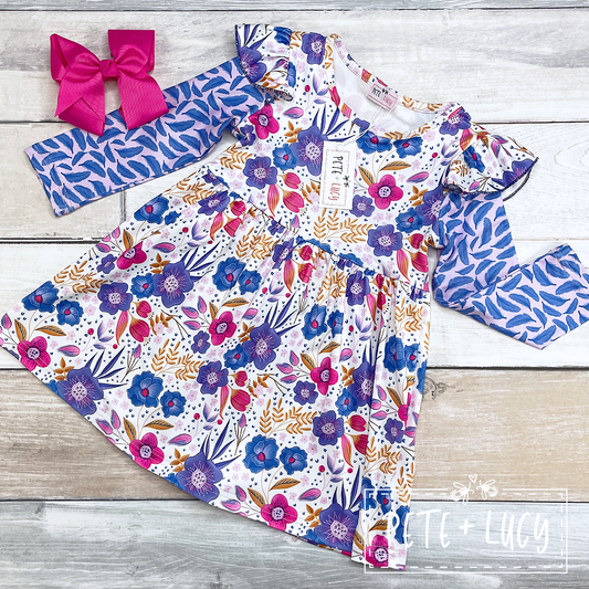4T Lola Long Sleeve Dress