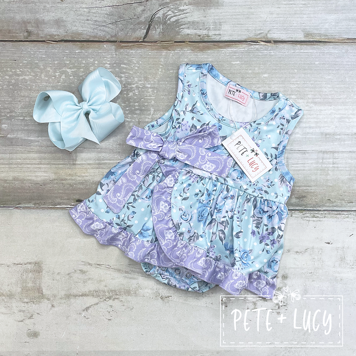 6-9M Baby Blues Girls Romper