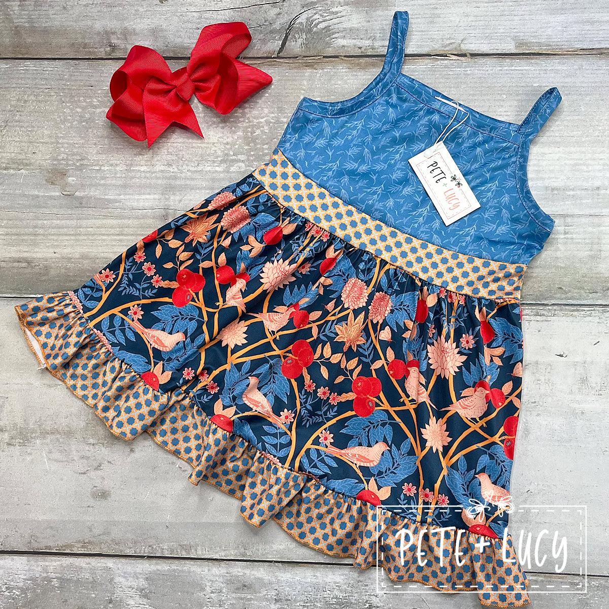 Bird Dress 6-12 Months