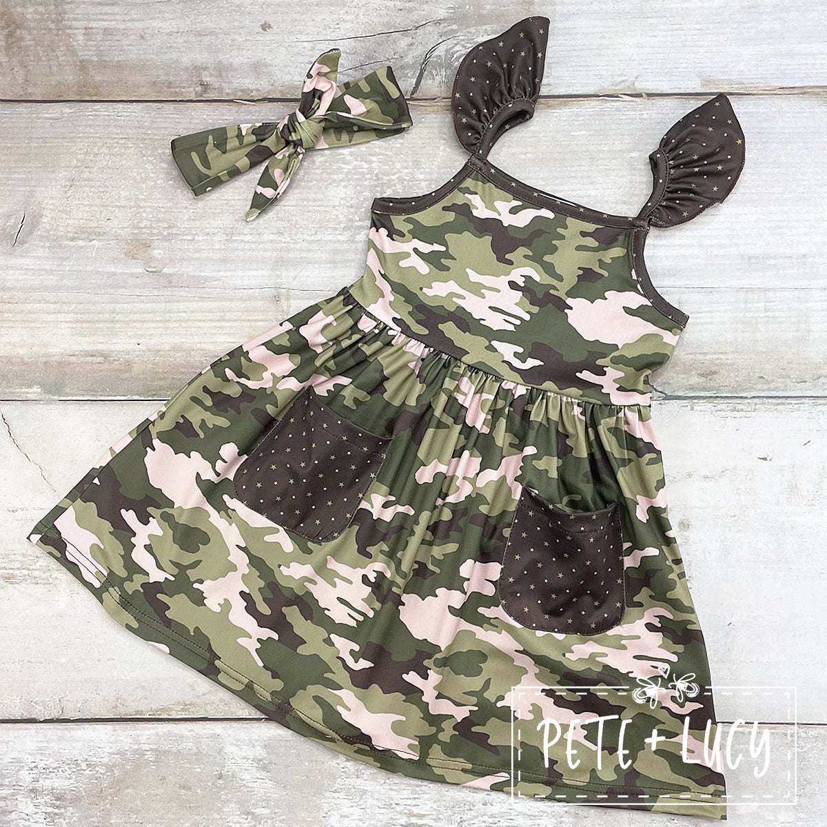 6-12 Month Camouflage Dress