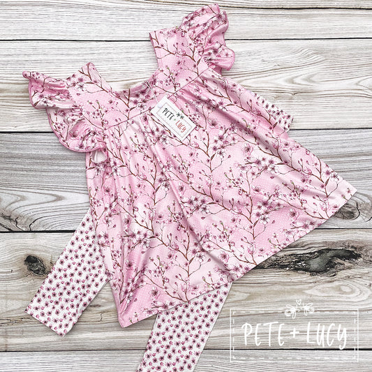 Cherry Blossom Cutie Pant Set