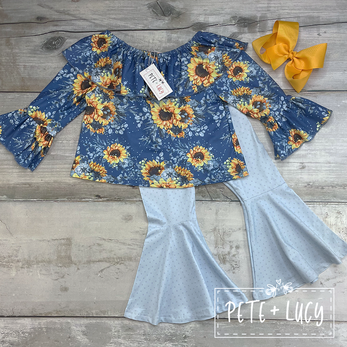 0-6 Month Sunflower Sweetness Pant Set
