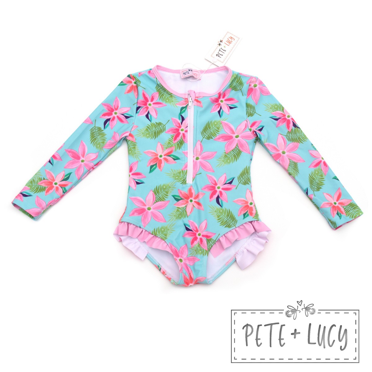 Tropical Daze One Piece Bathing Suit